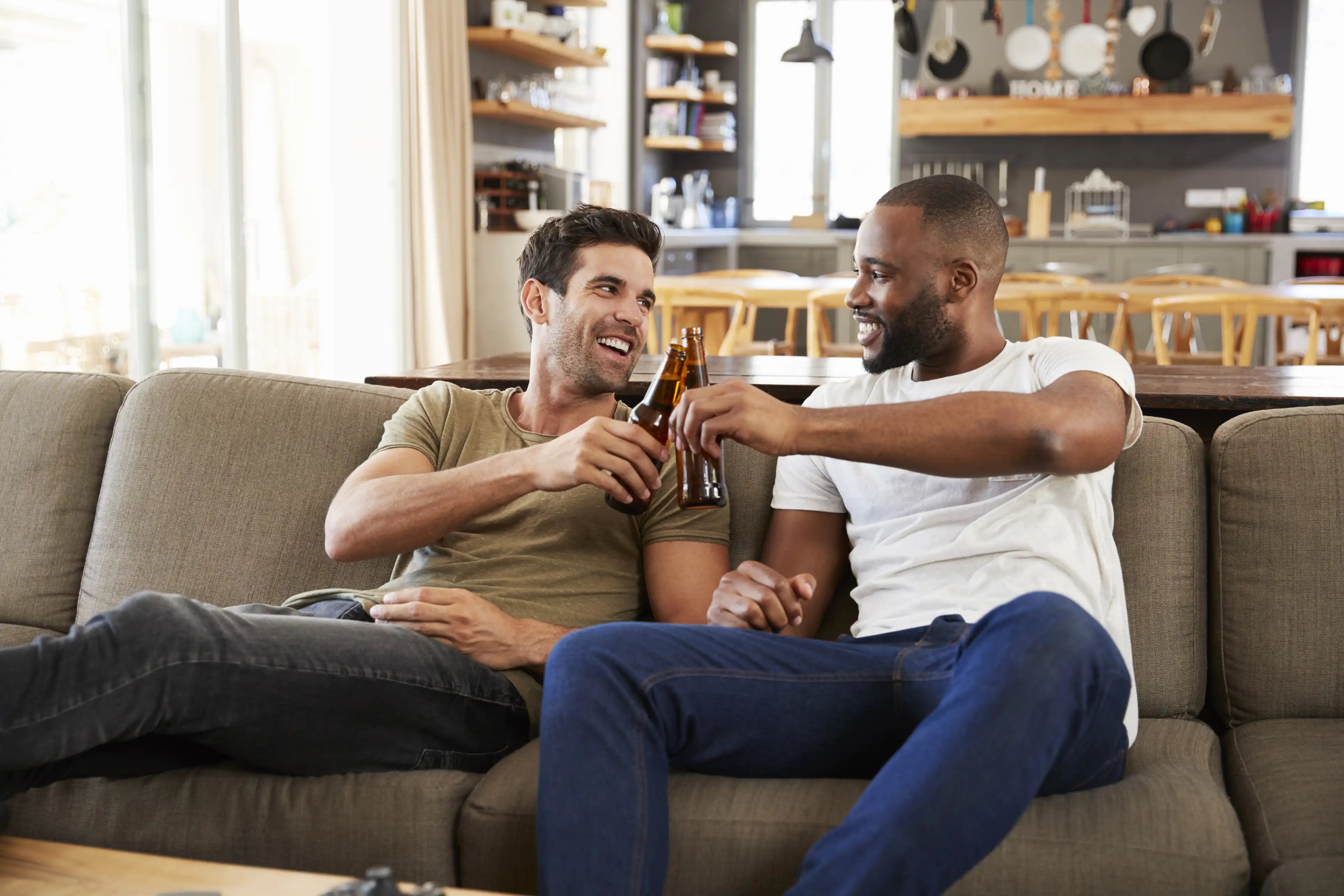 Alcohol Industry - Men drinking beer Alcohol Industry - Men drinking beer