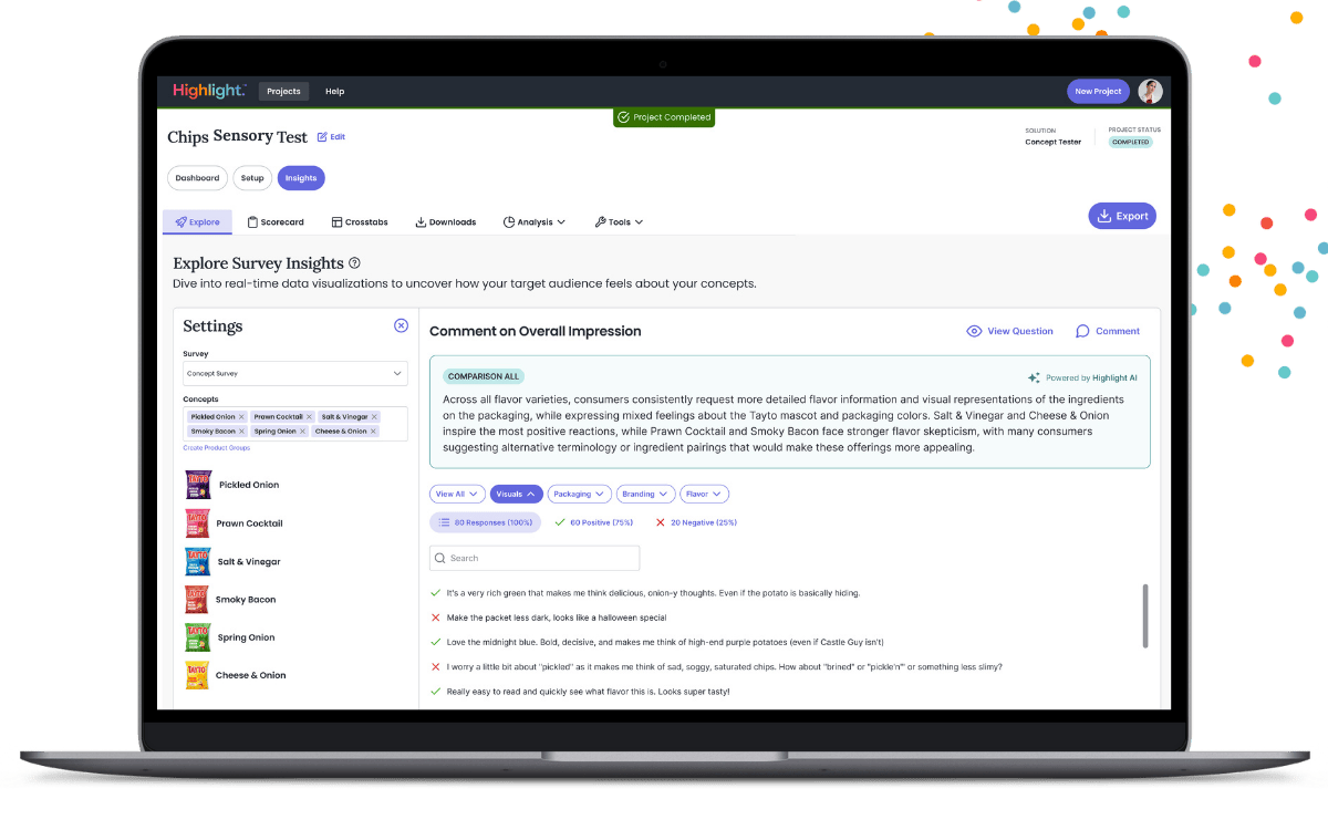 Consumer preference analytics